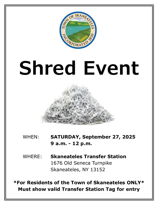 09.27.2025. Shred Event