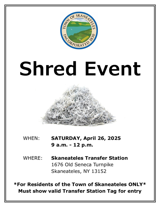 04.26.2025. Shred Event