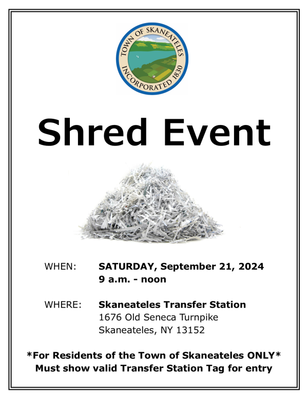 10.21.2024. Shred Event