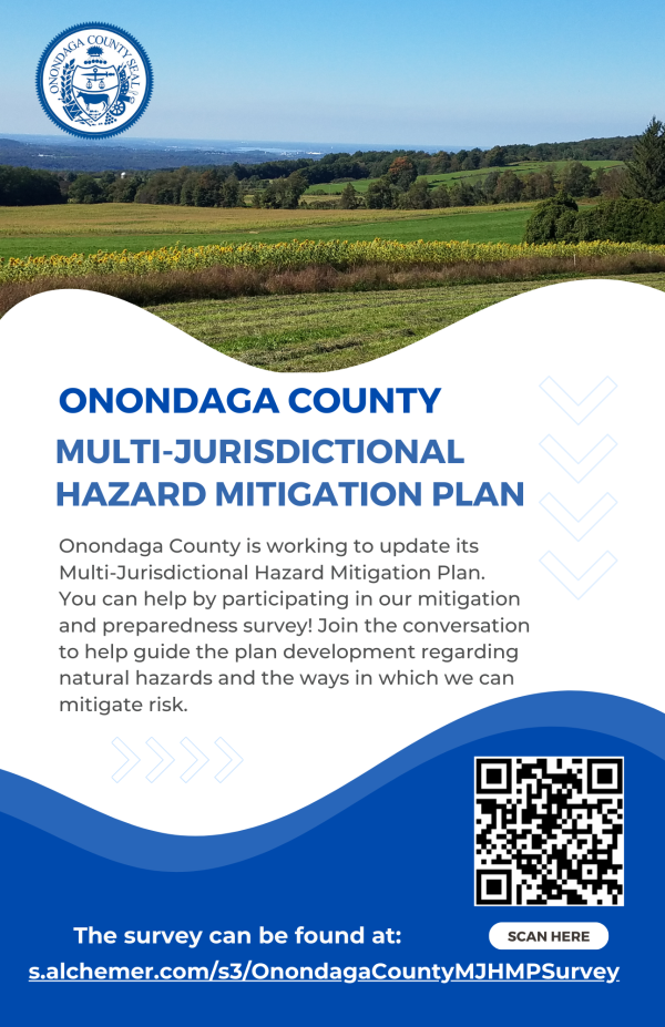 Onondaga County MJHMP Public Survey Flyer